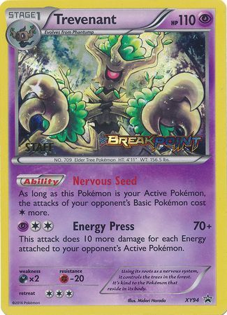 Trevenant (XY94) (Staff) [XY: Black Star Promos] | Jomio and Rueliete's Cards and Comics