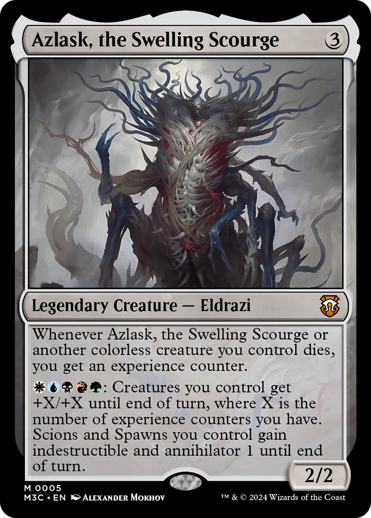 Azlask, the Swelling Scourge [Modern Horizons 3 Commander] | Jomio and Rueliete's Cards and Comics