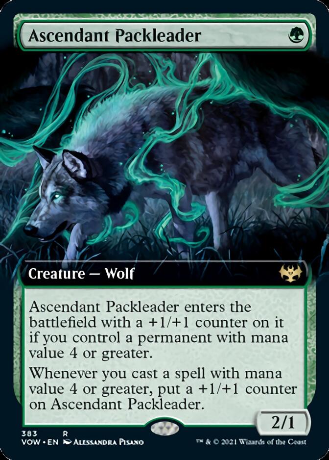 Ascendant Packleader (Extended Art) [Innistrad: Crimson Vow] | Jomio and Rueliete's Cards and Comics