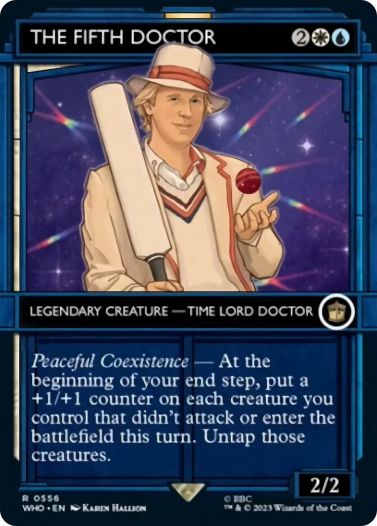 The Fifth Doctor (Showcase) [Doctor Who] | Jomio and Rueliete's Cards and Comics