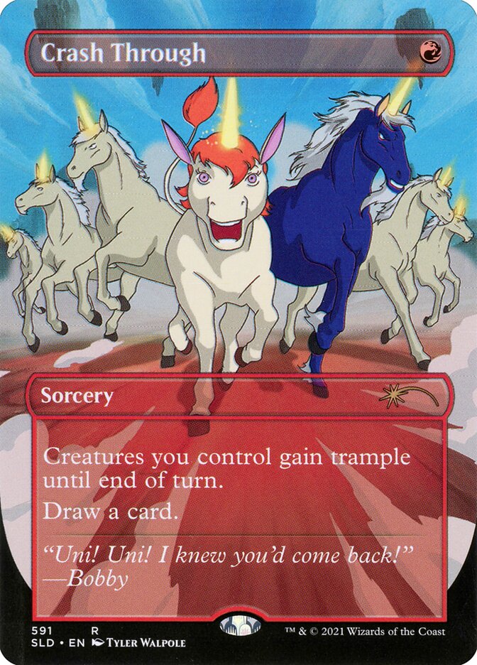 Crash Through (Borderless) [Secret Lair Drop Promos] | Jomio and Rueliete's Cards and Comics