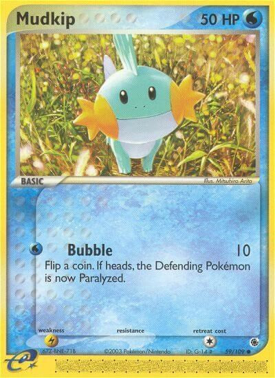 Mudkip (59/109) [EX: Ruby & Sapphire] | Jomio and Rueliete's Cards and Comics