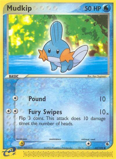 Mudkip (60/109) [EX: Ruby & Sapphire] | Jomio and Rueliete's Cards and Comics
