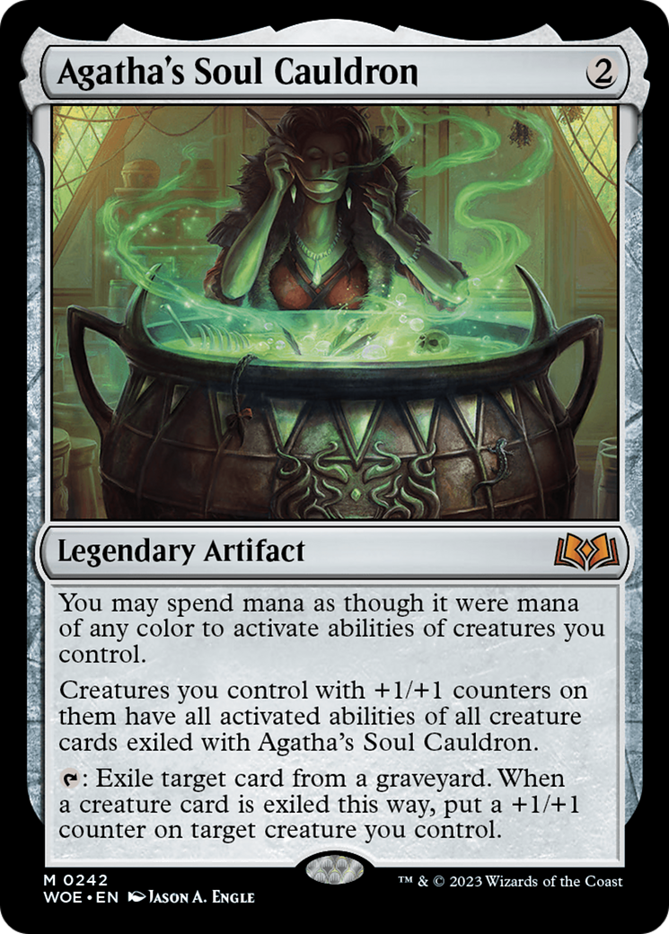 Agatha's Soul Cauldron [Wilds of Eldraine] | Jomio and Rueliete's Cards and Comics