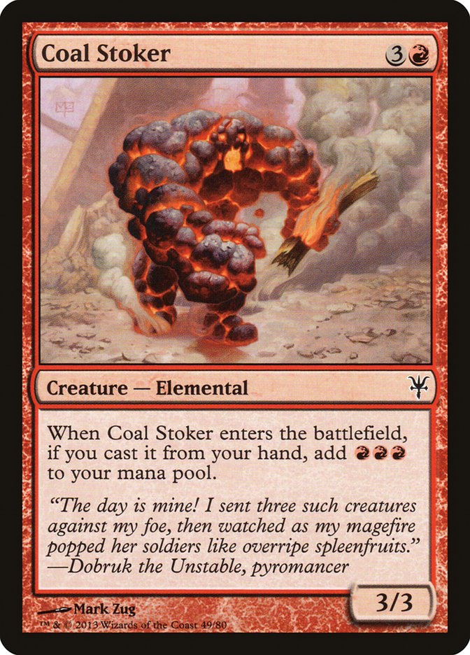 Coal Stoker [Duel Decks: Sorin vs. Tibalt] | Jomio and Rueliete's Cards and Comics