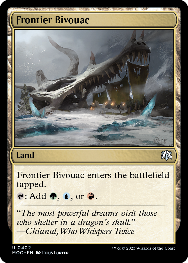 Frontier Bivouac [March of the Machine Commander] | Jomio and Rueliete's Cards and Comics