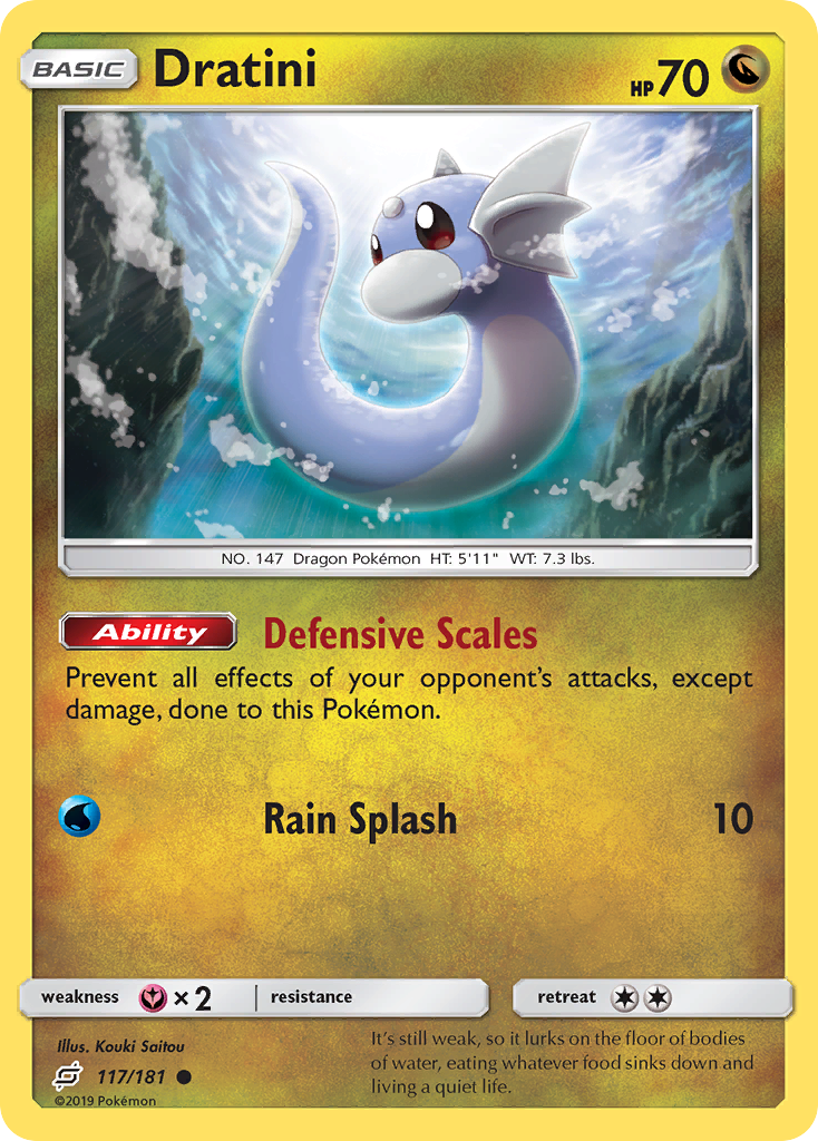 Dratini (117/181) [Sun & Moon: Team Up] | Jomio and Rueliete's Cards and Comics