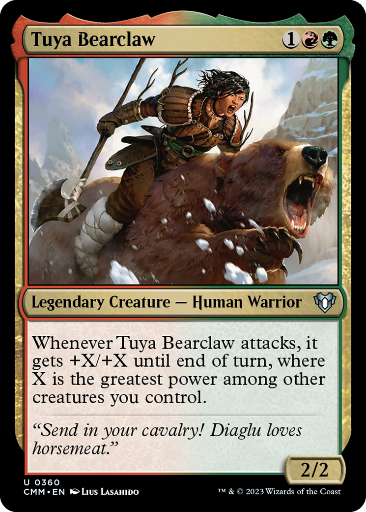 Tuya Bearclaw [Commander Masters] | Jomio and Rueliete's Cards and Comics