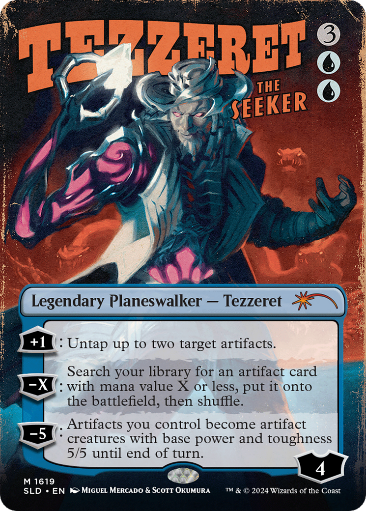 Tezzeret the Seeker (1619) [Secret Lair Drop Series] | Jomio and Rueliete's Cards and Comics