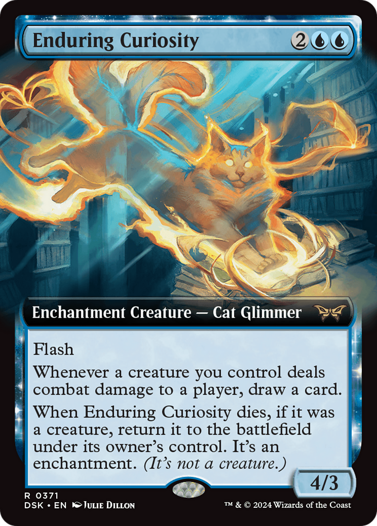 Enduring Curiosity (Extended Art) [Duskmourn: House of Horror] | Jomio and Rueliete's Cards and Comics