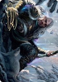 Jorn, God of Winter Art Card (Gold-Stamped Signature) [Kaldheim Art Series] | Jomio and Rueliete's Cards and Comics
