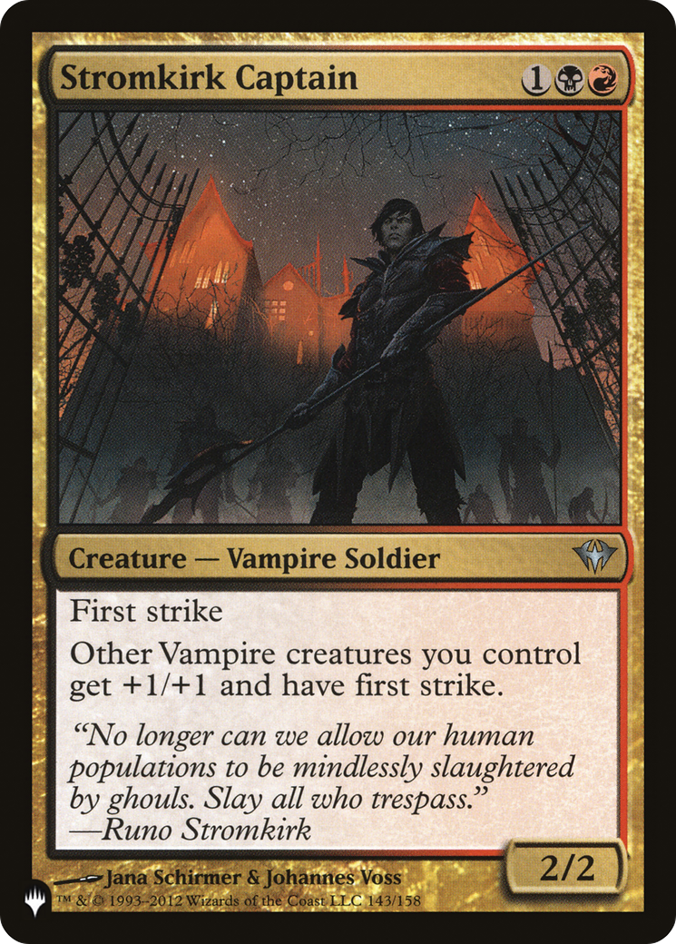 Stromkirk Captain [The List] | Jomio and Rueliete's Cards and Comics
