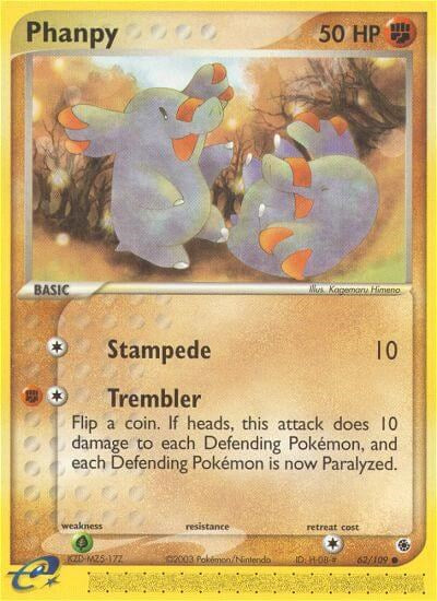 Phanpy (62/109) [EX: Ruby & Sapphire] | Jomio and Rueliete's Cards and Comics