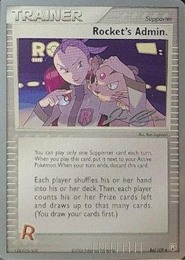 Rocket's Admin. (86/109) (Mewtrick - Jason Klaczynski) [World Championships 2006] | Jomio and Rueliete's Cards and Comics