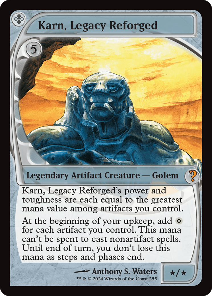 Karn, Legacy Reforged (Future Sight) [Mystery Booster 2] | Jomio and Rueliete's Cards and Comics