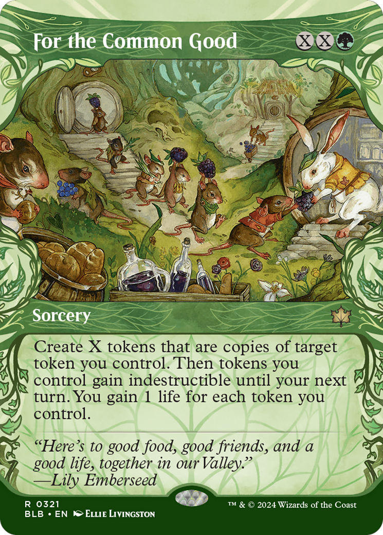 For the Common Good (Showcase) [Bloomburrow] | Jomio and Rueliete's Cards and Comics
