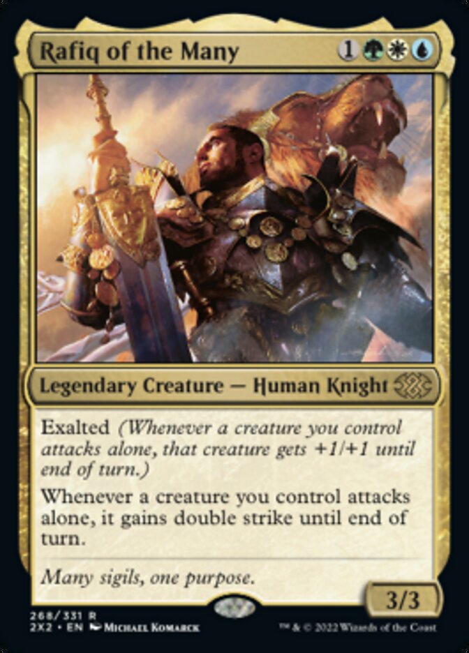 Rafiq of the Many [Double Masters 2022] | Jomio and Rueliete's Cards and Comics