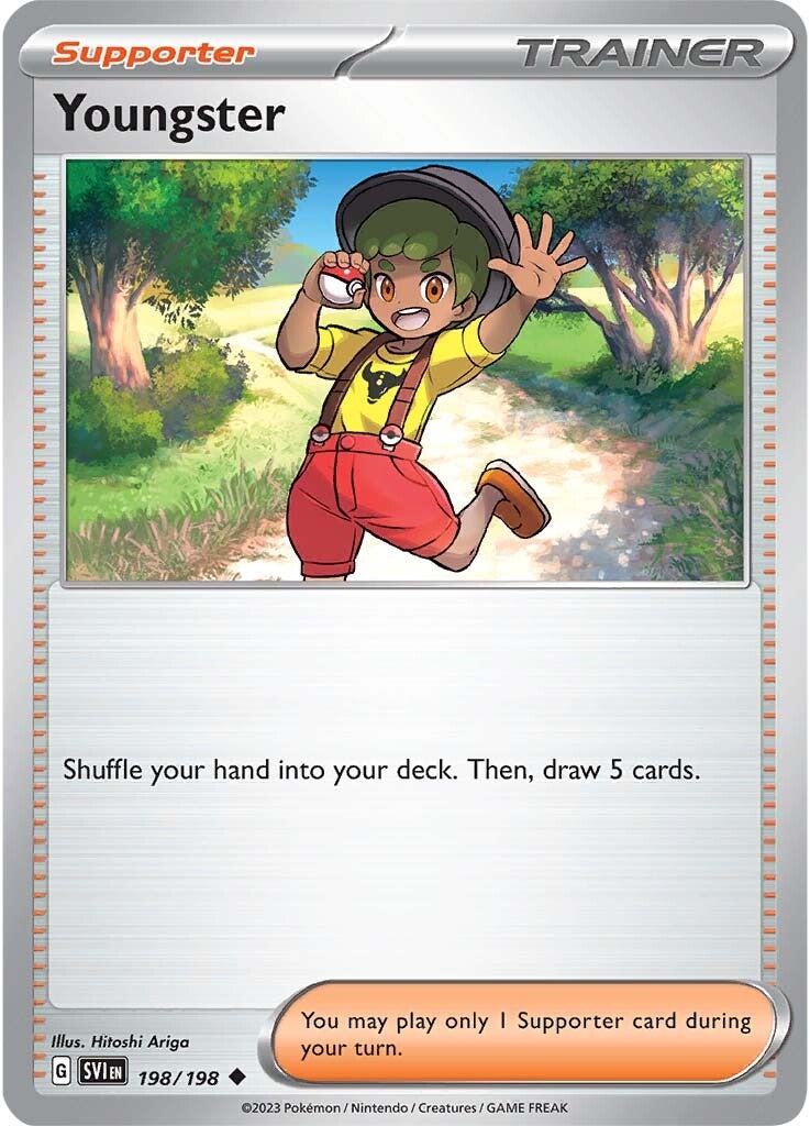 Youngster (198/198) [Scarlet & Violet: Base Set] | Jomio and Rueliete's Cards and Comics