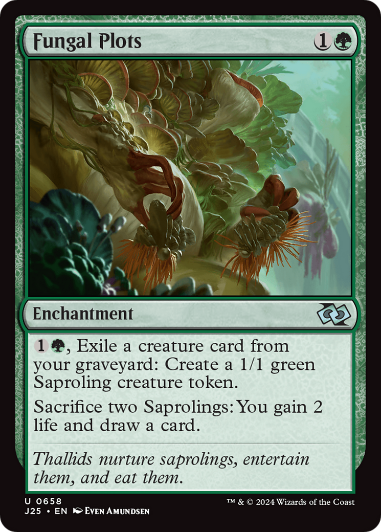 Fungal Plots [Foundations Jumpstart] | Jomio and Rueliete's Cards and Comics
