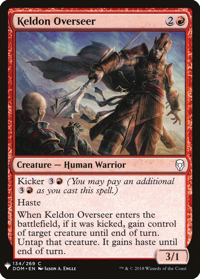 Keldon Overseer [Mystery Booster] | Jomio and Rueliete's Cards and Comics