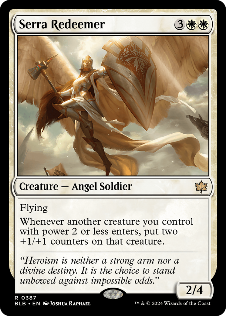 Serra Redeemer [Bloomburrow] | Jomio and Rueliete's Cards and Comics