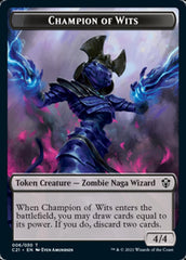 Eldrazi // Champion of Wits Double-Sided Token [Commander 2021 Tokens] | Jomio and Rueliete's Cards and Comics