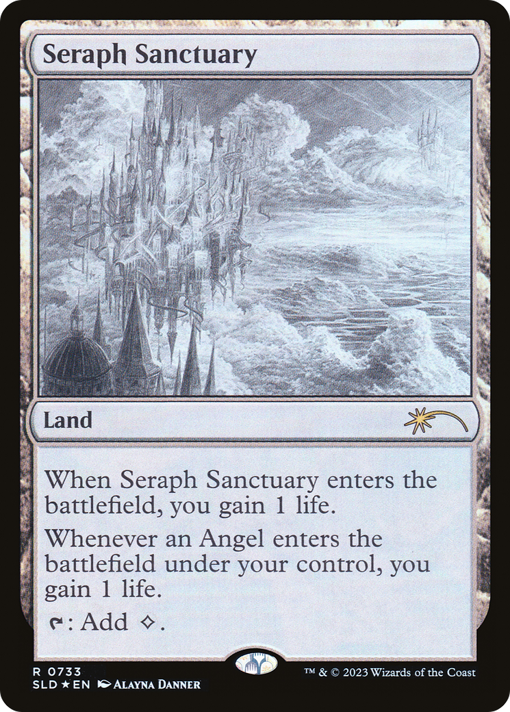Seraph Sanctuary (Sketch) [Secret Lair Drop Promos] | Jomio and Rueliete's Cards and Comics