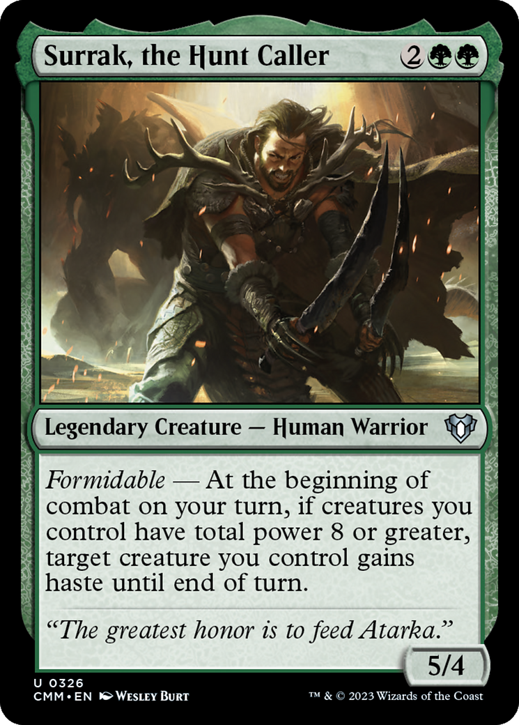 Surrak, the Hunt Caller [Commander Masters] | Jomio and Rueliete's Cards and Comics