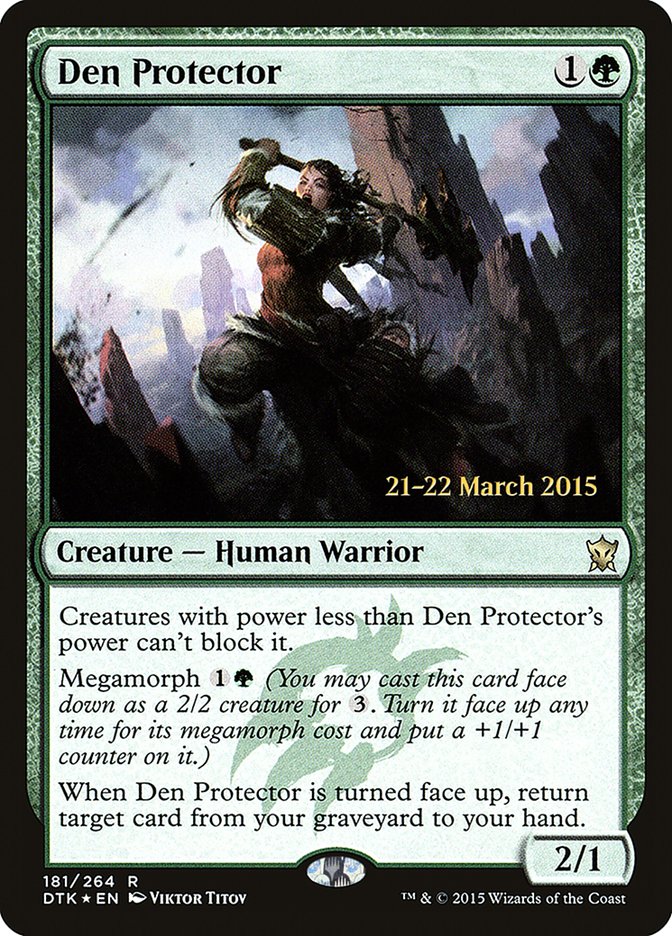 Den Protector [Dragons of Tarkir Prerelease Promos] | Jomio and Rueliete's Cards and Comics