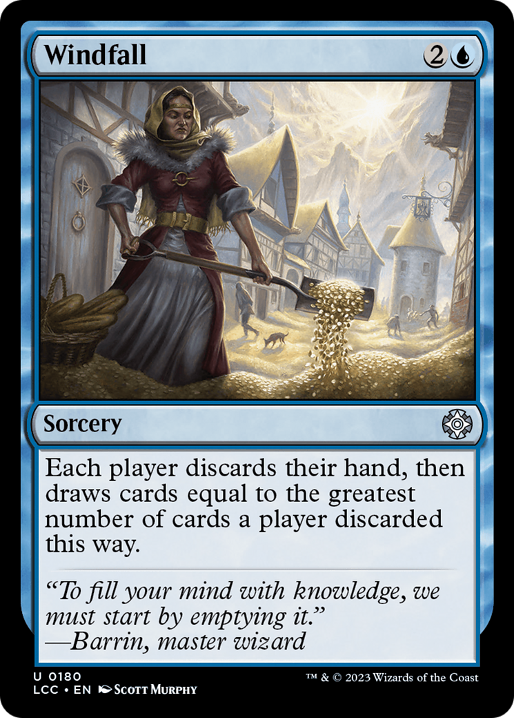 Windfall [The Lost Caverns of Ixalan Commander] | Jomio and Rueliete's Cards and Comics