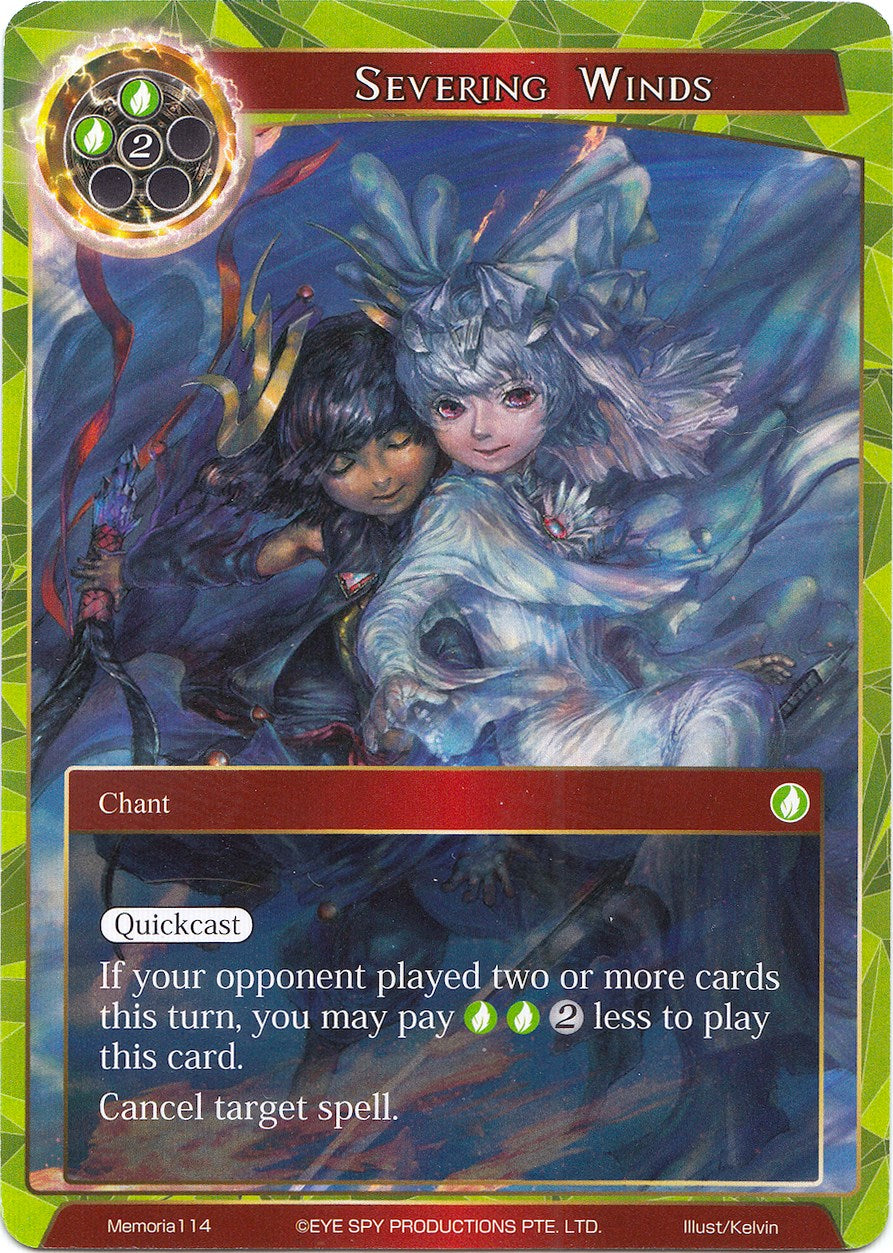 Severing Winds (Memoria114) [Alice Origin Memoria Cards] | Jomio and Rueliete's Cards and Comics