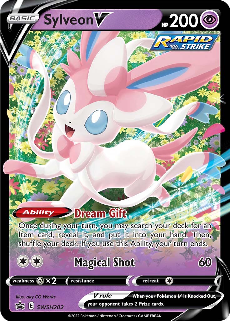 Sylveon V (SWSH202) [Sword & Shield: Black Star Promos] | Jomio and Rueliete's Cards and Comics