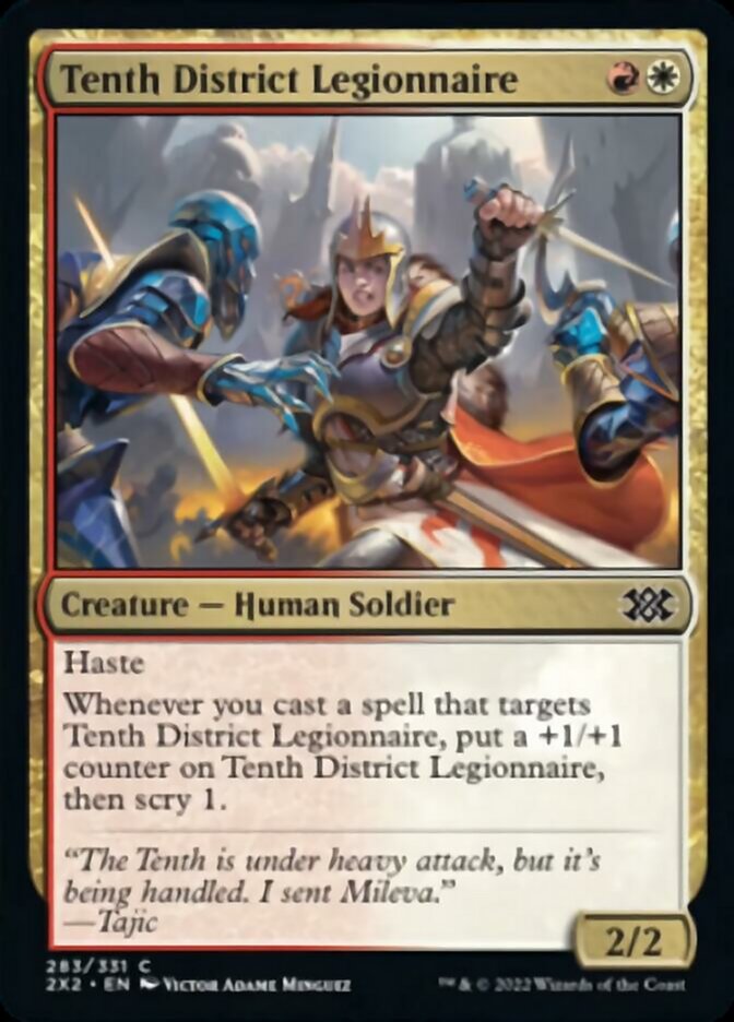 Tenth District Legionnaire [Double Masters 2022] | Jomio and Rueliete's Cards and Comics