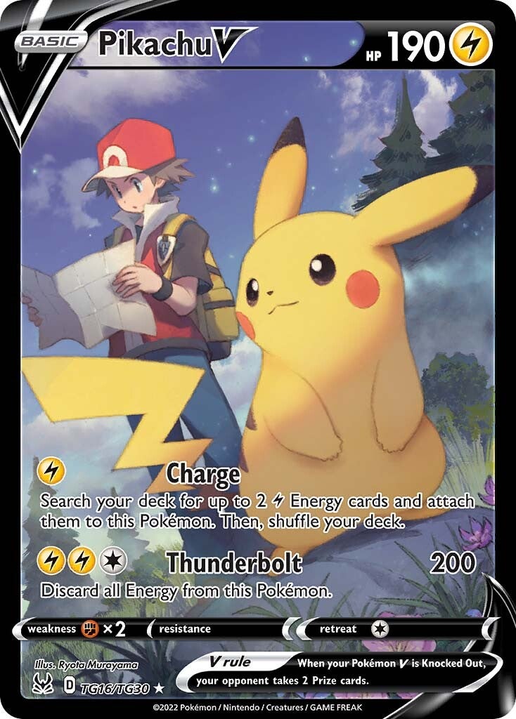 Pikachu V (TG16/TG30) [Sword & Shield: Lost Origin] | Jomio and Rueliete's Cards and Comics