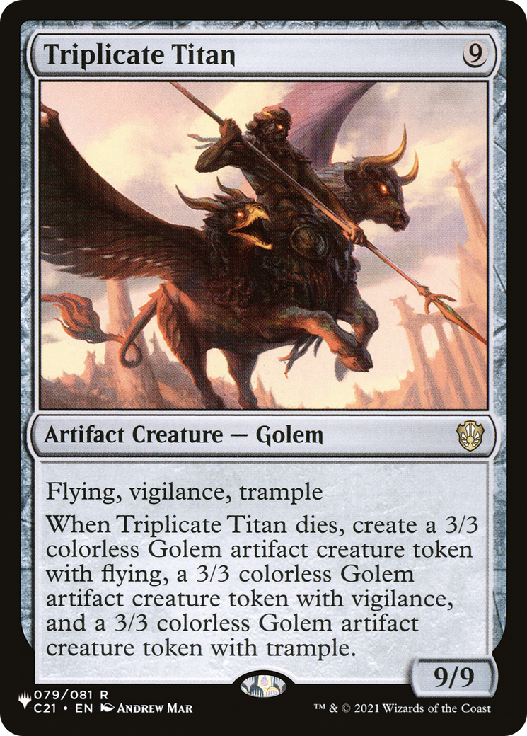 Triplicate Titan [Secret Lair: From Cute to Brute] | Jomio and Rueliete's Cards and Comics