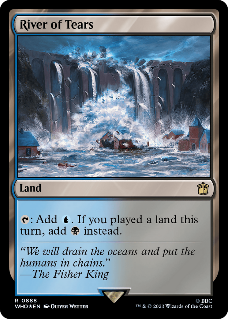River of Tears (Surge Foil) [Doctor Who] | Jomio and Rueliete's Cards and Comics