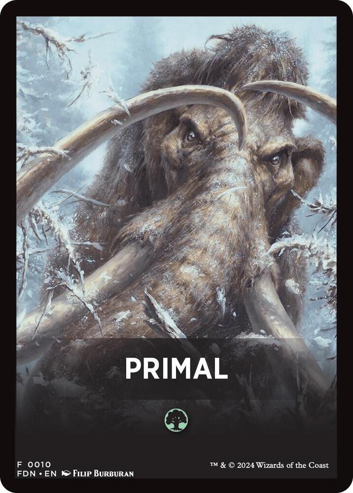 Primal Theme Card [Foundations Tokens] | Jomio and Rueliete's Cards and Comics