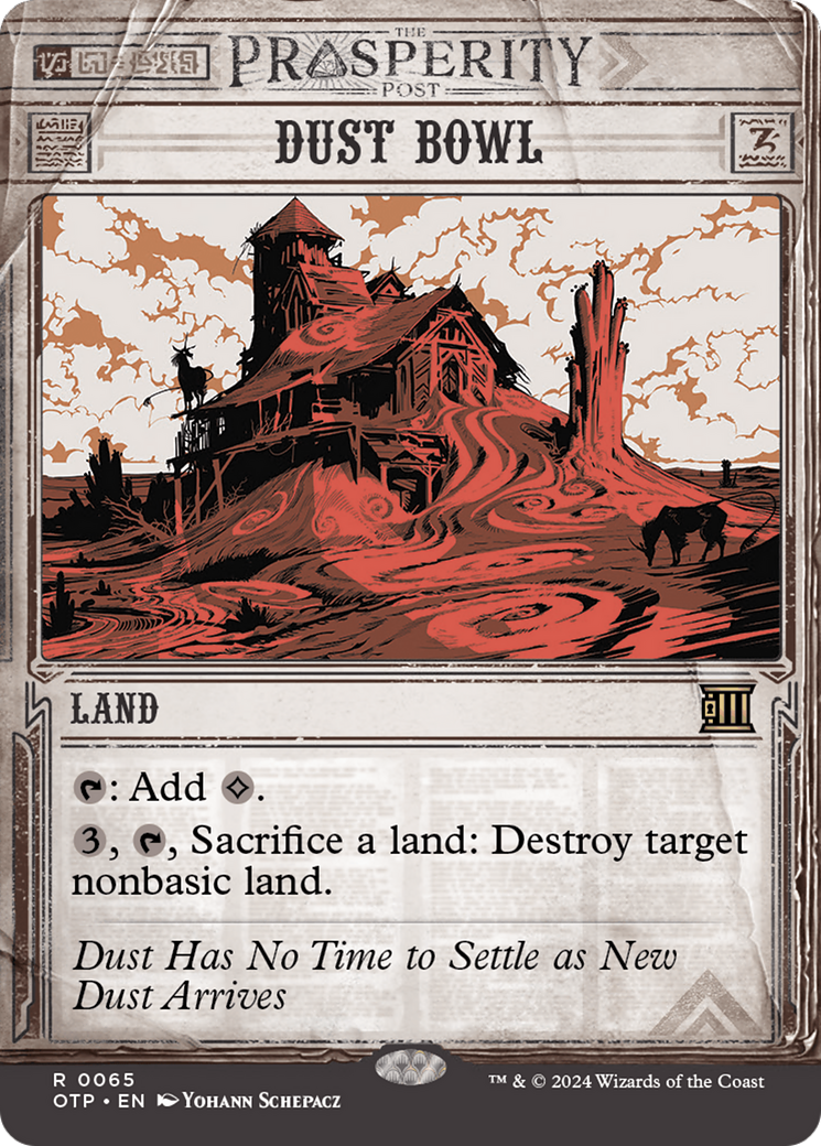 Dust Bowl [Outlaws of Thunder Junction: Breaking News] | Jomio and Rueliete's Cards and Comics