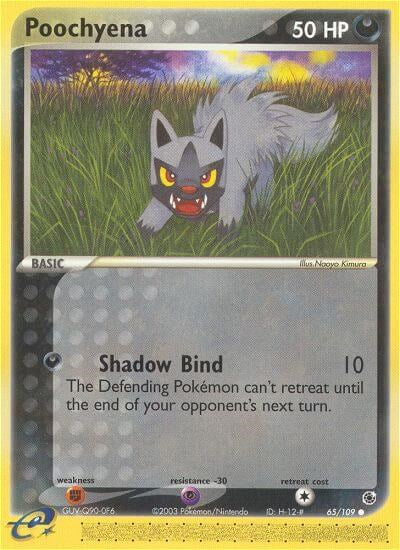 Poochyena (65/109) [EX: Ruby & Sapphire] | Jomio and Rueliete's Cards and Comics