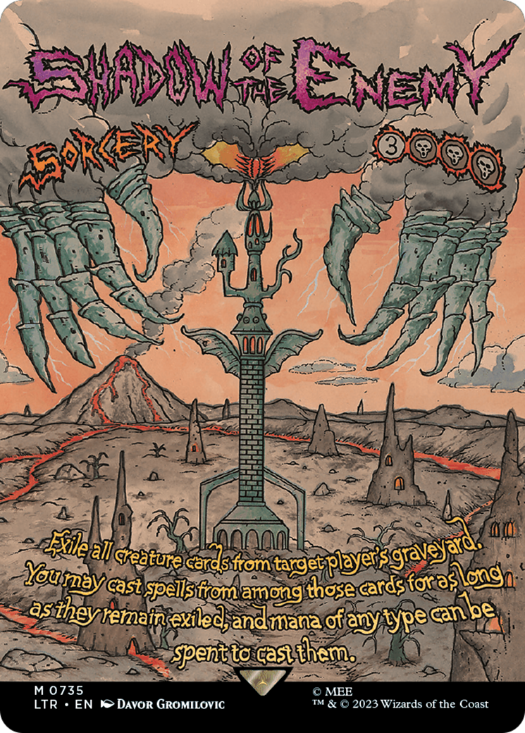 Shadow of the Enemy (Borderless Poster) [The Lord of the Rings: Tales of Middle-Earth] | Jomio and Rueliete's Cards and Comics