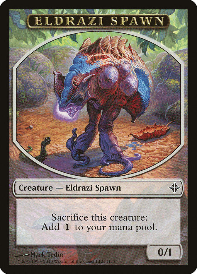 Eldrazi Spawn Token (1b/5) [Rise of the Eldrazi Tokens] | Jomio and Rueliete's Cards and Comics