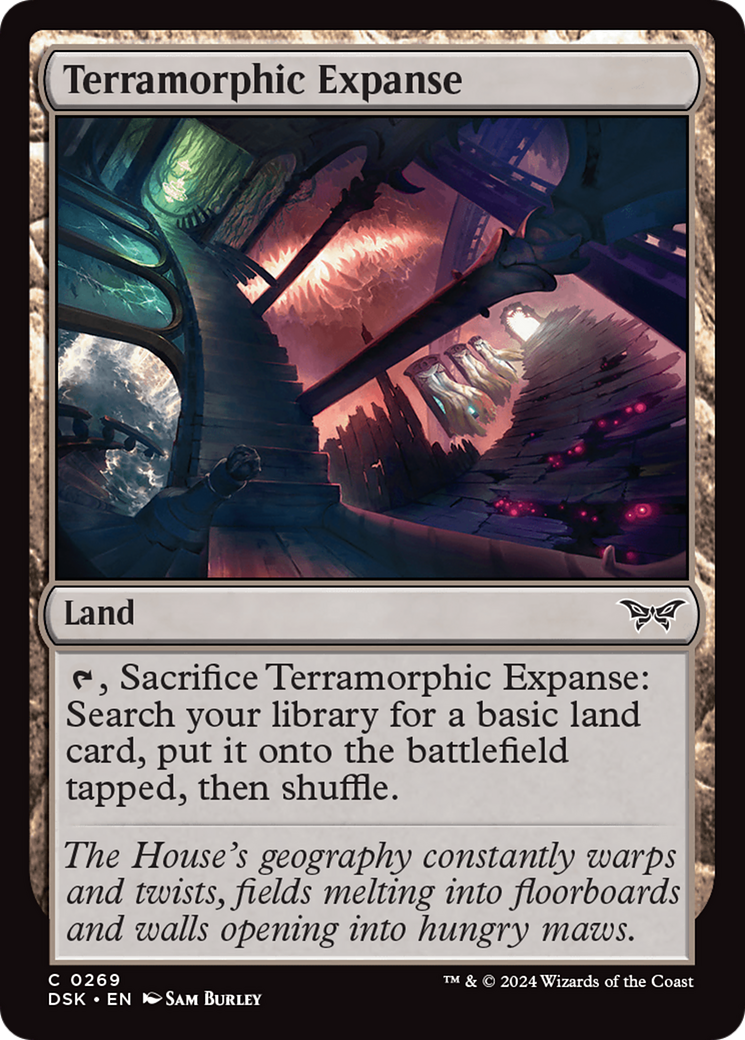 Terramorphic Expanse [Duskmourn: House of Horror] | Jomio and Rueliete's Cards and Comics