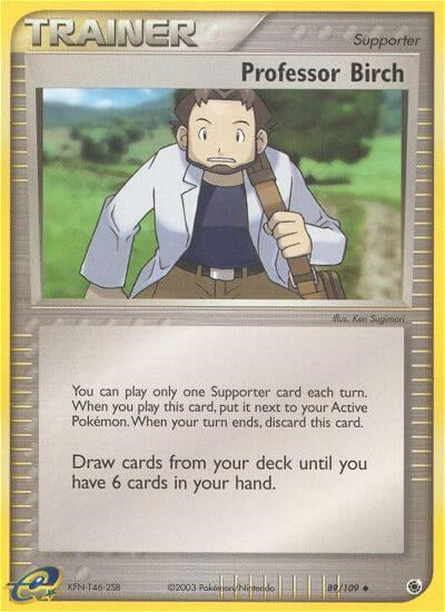 Professor Birch (89/109) [EX: Ruby & Sapphire] | Jomio and Rueliete's Cards and Comics