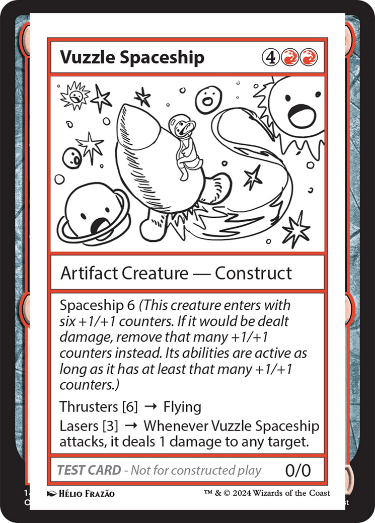 Vuzzle Spaceship [Mystery Booster 2 Playtest Cards] | Jomio and Rueliete's Cards and Comics