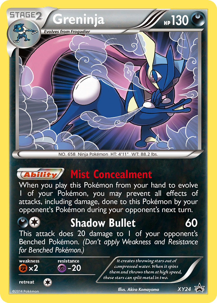 Greninja (XY24) [XY: Black Star Promos] | Jomio and Rueliete's Cards and Comics