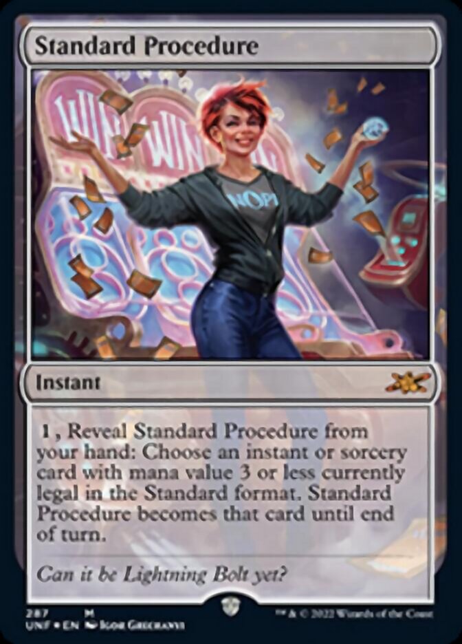 Standard Procedure (Galaxy Foil) [Unfinity] | Jomio and Rueliete's Cards and Comics