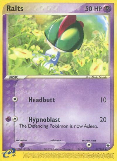 Ralts (67/109) [EX: Ruby & Sapphire] | Jomio and Rueliete's Cards and Comics