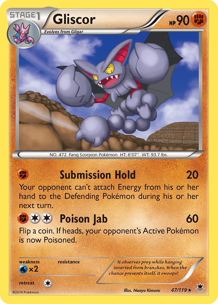 Gliscor (47/119) [XY: Phantom Forces] | Jomio and Rueliete's Cards and Comics