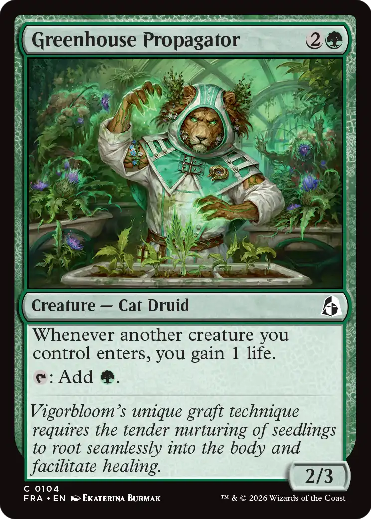 Greenhouse Propagator [Reality Fracture] | Jomio and Rueliete's Cards and Comics