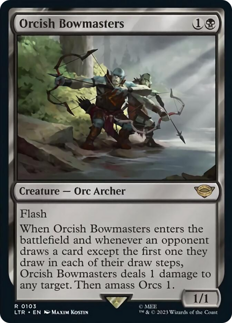 Orcish Bowmasters [The Lord of the Rings: Tales of Middle-Earth] | Jomio and Rueliete's Cards and Comics